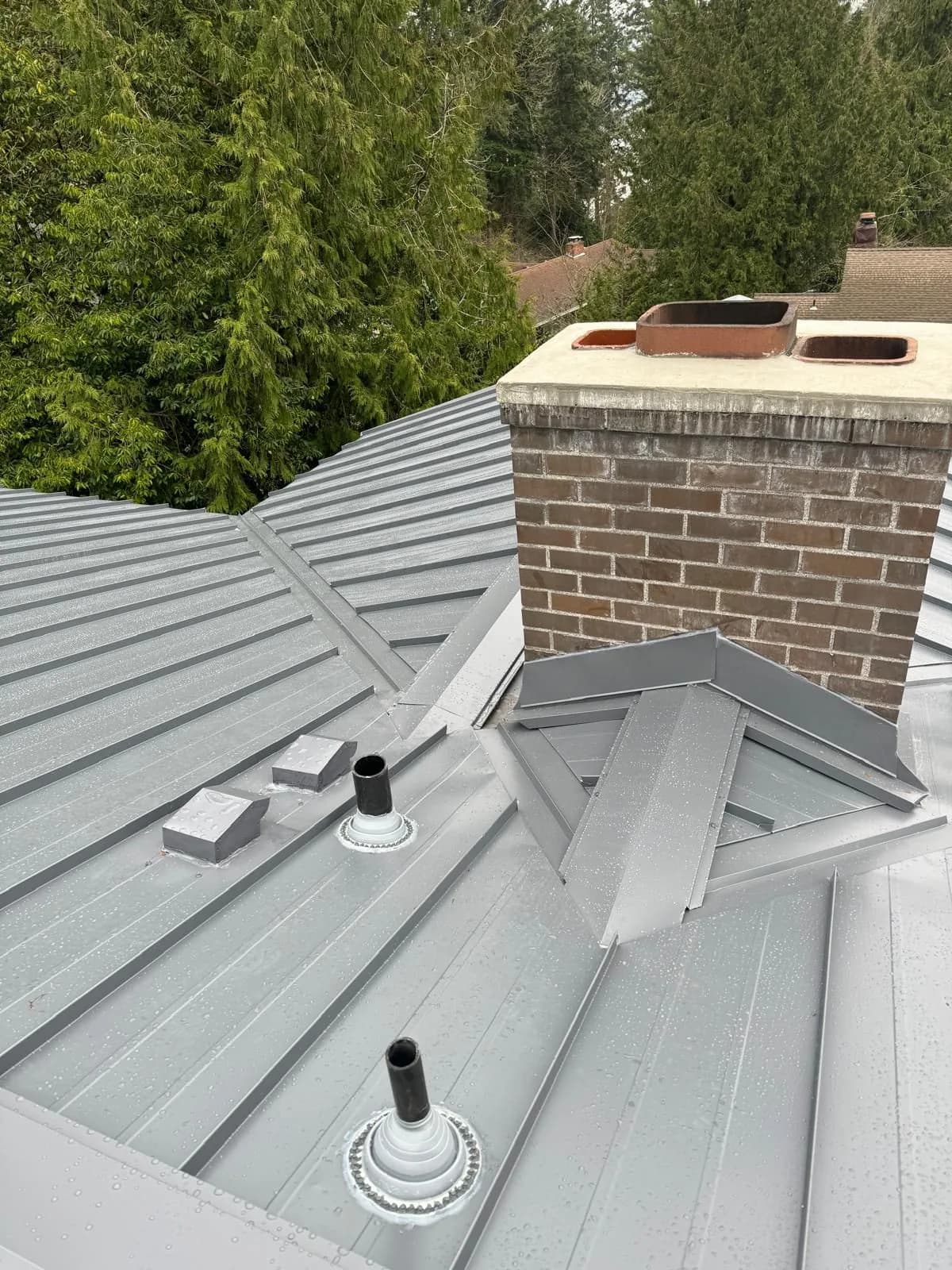 Modern metal roofing systems in Seattle