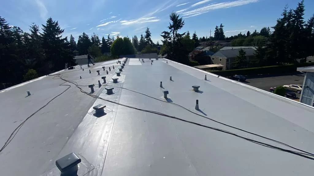 Flat Roofing System project by Elite Prime Roofing