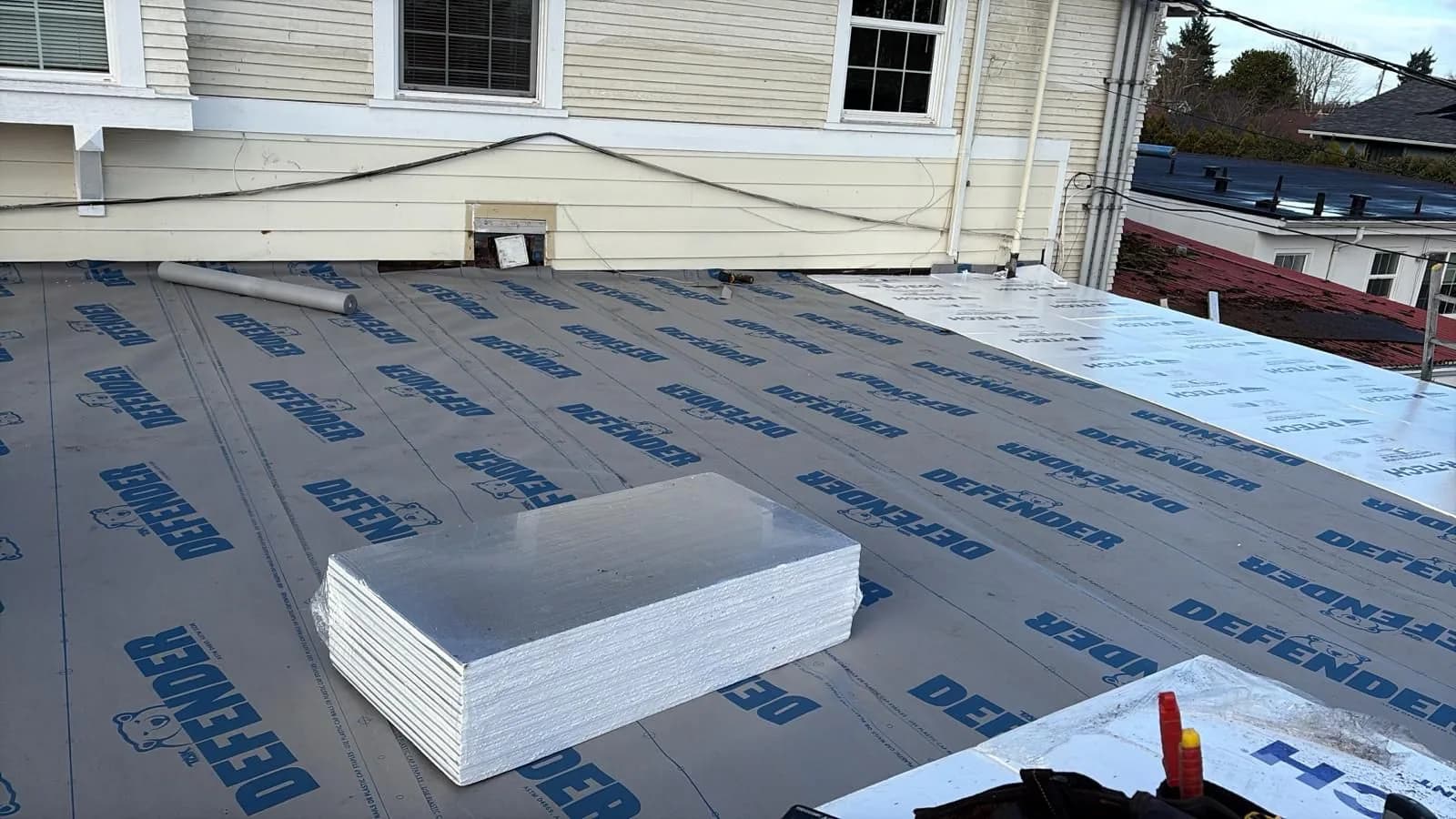 Flat Roofing System project by Elite Prime Roofing