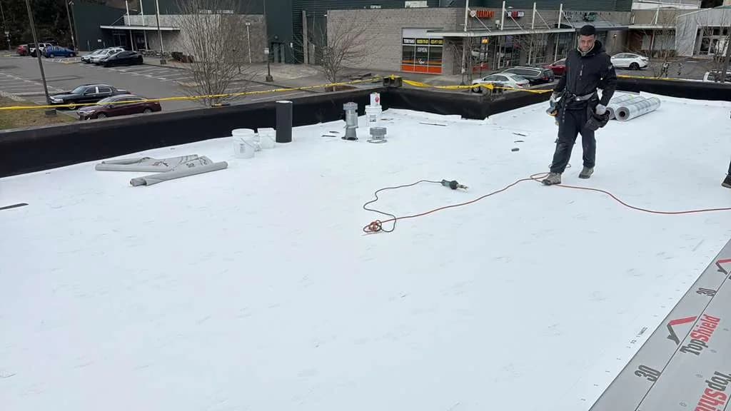 Flat Roofing System project by Elite Prime Roofing