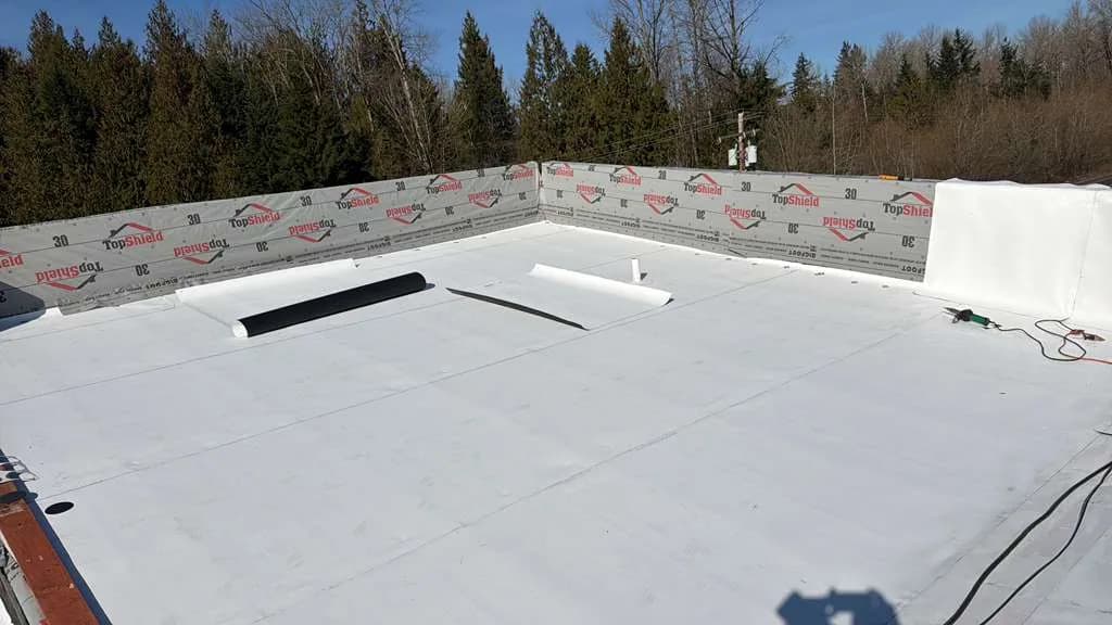 Flat Roofing System project by Elite Prime Roofing